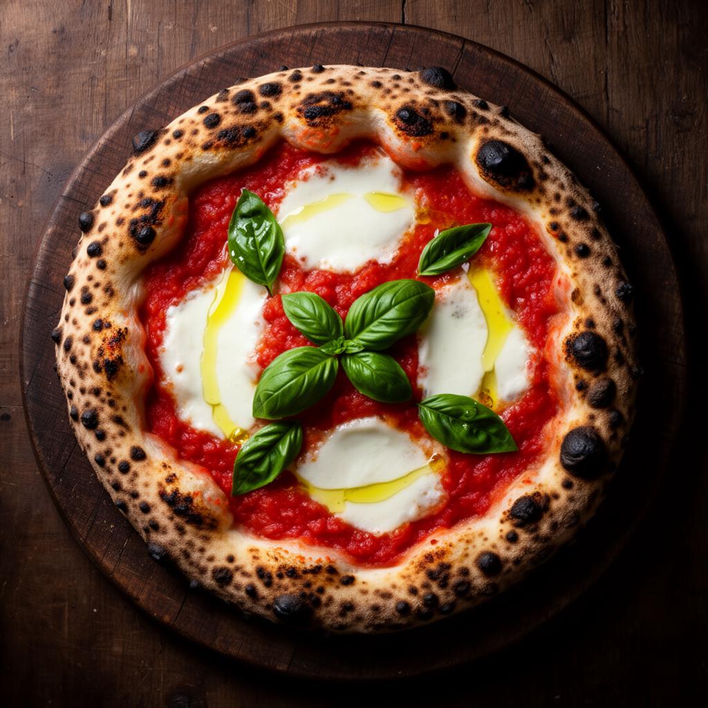 Wood-fired Neapolitan margherita pizza from Chef Moshe Fhima's Molino pop-up